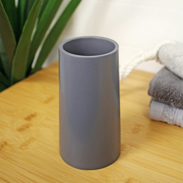 Showerdrape Alto Grey Bathroom Sink Tumbler