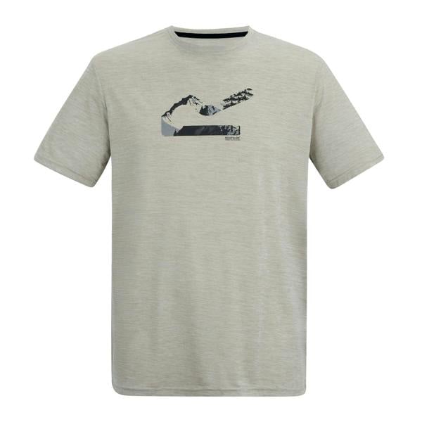 Regatta Mens Fingal Landscape Marl T-Shirt - Abbeystone Marl - 