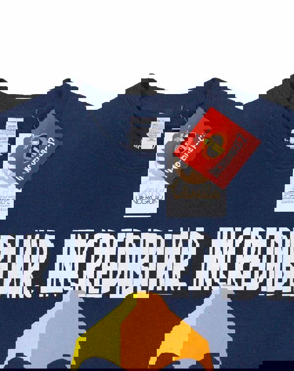 Disney Mens Blue Mr Incredible Short Sleeved T-Shirt