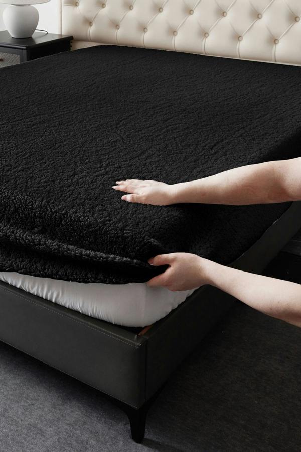 Ezysleep Winter Warm Soft Teddy Fleece Fitted Sheet