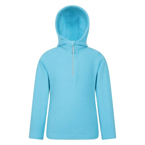 Mountain Warehouse Kids Camber II Fleece Hoodie - Turquoise