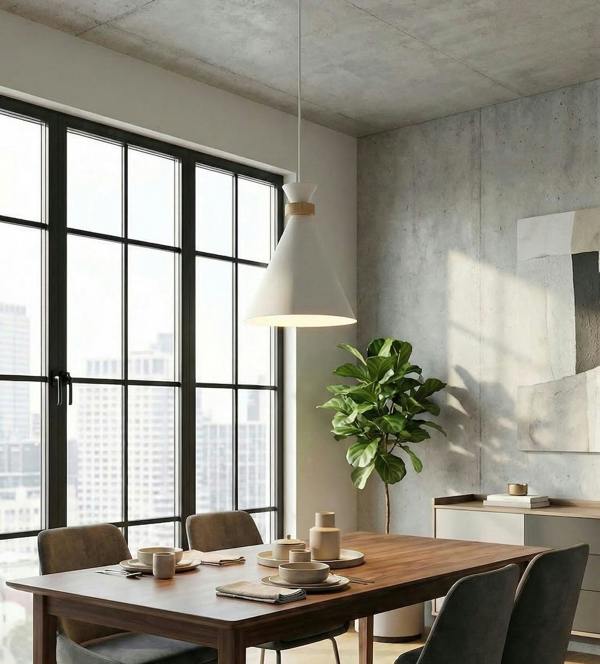 Emibig ZERO Pendant Lamp 1 x E27 White