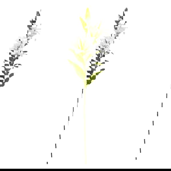Hill Interiors Madonna Lily Artificial Flower Spray - White - 