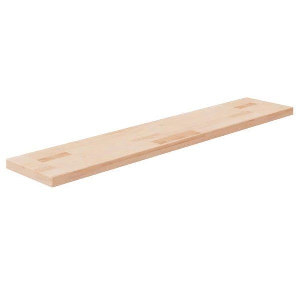 Berkfield Shelf Board 100x20x2.5 cm Untreated Solid Wood Oak