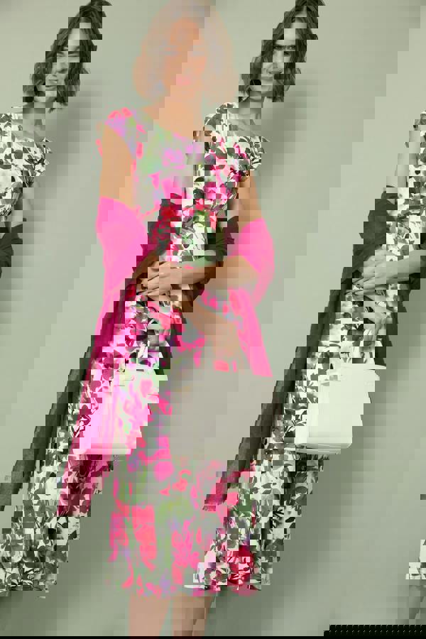 Alie Street London Clara Dress - Fuchsia Florals