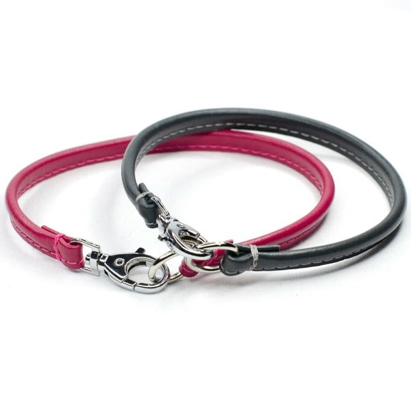 lightweight leather tag collar - Petiquette Collars