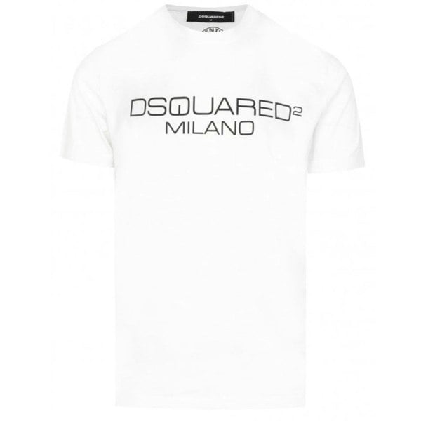 Dsquared2 Cool Fit Milano Logo White T-Shirt S