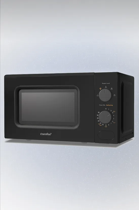 Living and Home 700W 20L Countertop Microwave Oven with Dual Knob