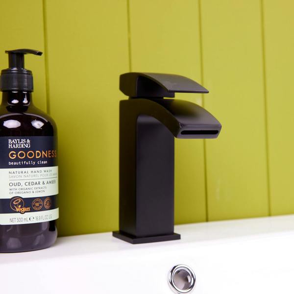 Flode Boras | Mono Basin Mixer Tap | Matt Black