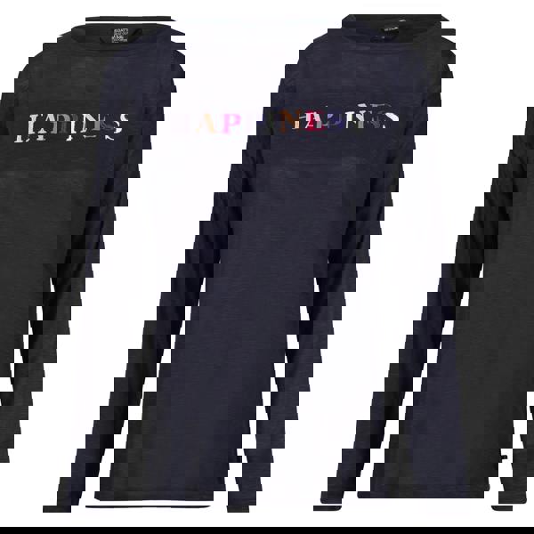 Regatta Womens/Ladies Carlene Happiness Long-Sleeved T-Shirt - Navy - 