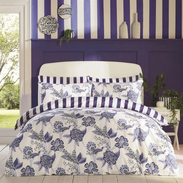 Cath Kidston Doodles and Daydreams Royal Blue Duvet Cover Set