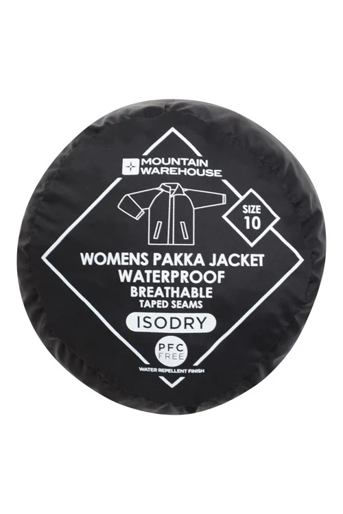 Mountain Warehouse Womens/Ladies Pakka II Waterproof Jacket - Black