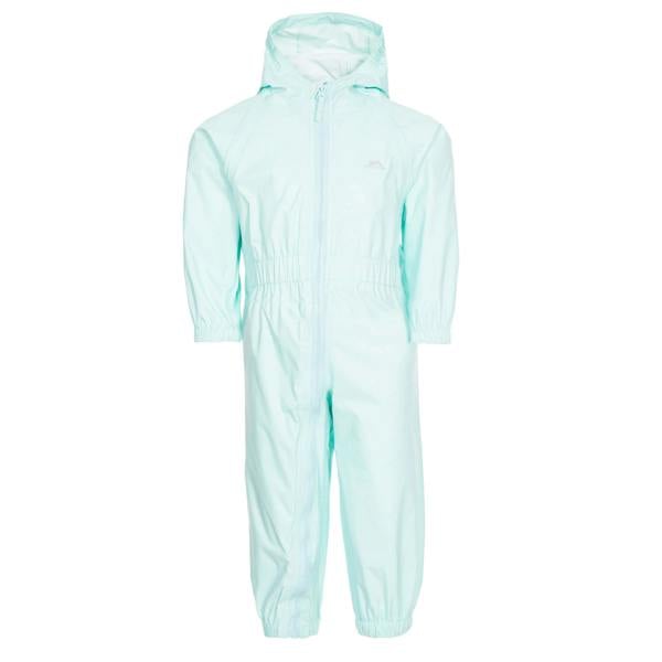 Trespass Babies Button Rain Suit - Pale Mint - 