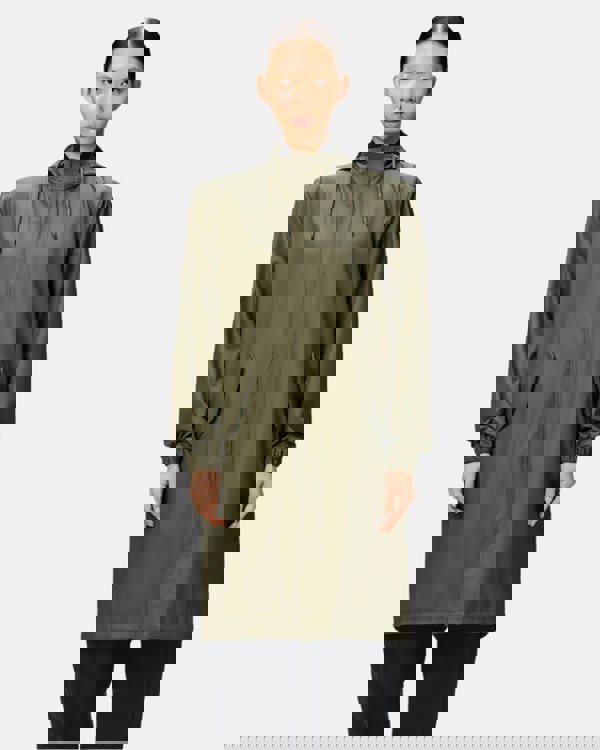 Rains Unisex Fishtail Parka - 134 Marsh