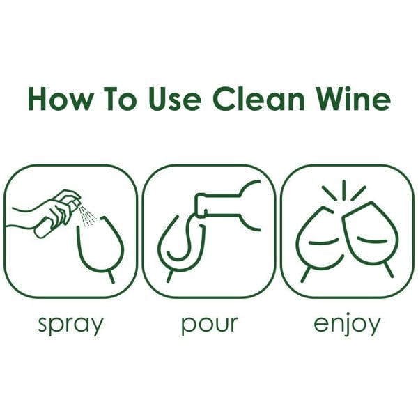 Clean Wine Hangover Be Gone! Sulphite Remover Spray