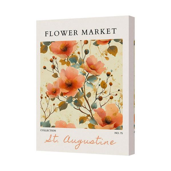 Benjamin Tate Design Flower Market Floral Canvas Print St Augustine No 75 Home Decor Wall Art