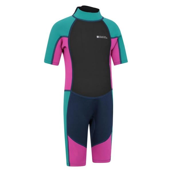 Mountain Warehouse Childrens/Kids Contrast Panel Wetsuit - Grape - 