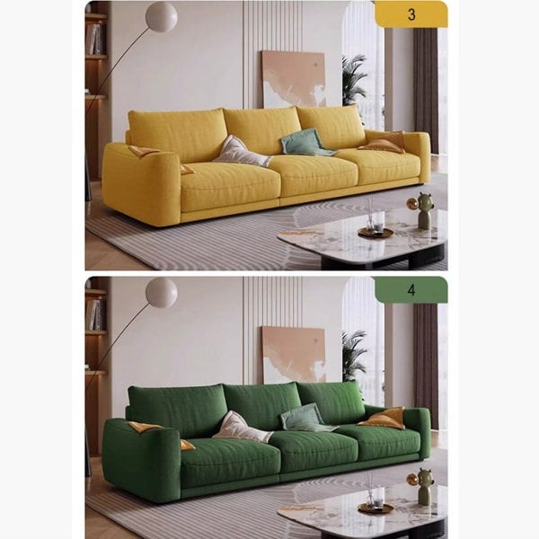 Caleb Modern Two Seater, Three Seater, Four Seater Sofa, Cotton Linen-Rit Concept-Rit Concept