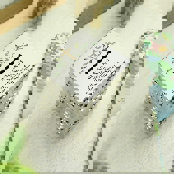 Personalised Memento Company Personalised Religious Cross ABC Money Box