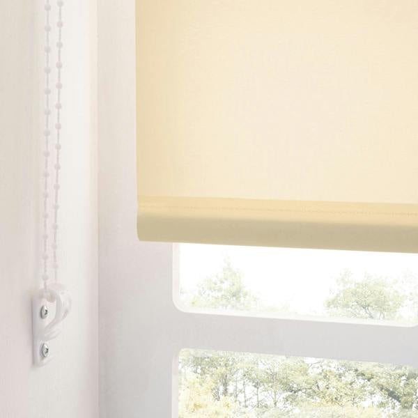 A.Unique Home Trimmable Daylight Roller Blind - 3FT - NATURAL - 90cm(W) x 170cm(L)