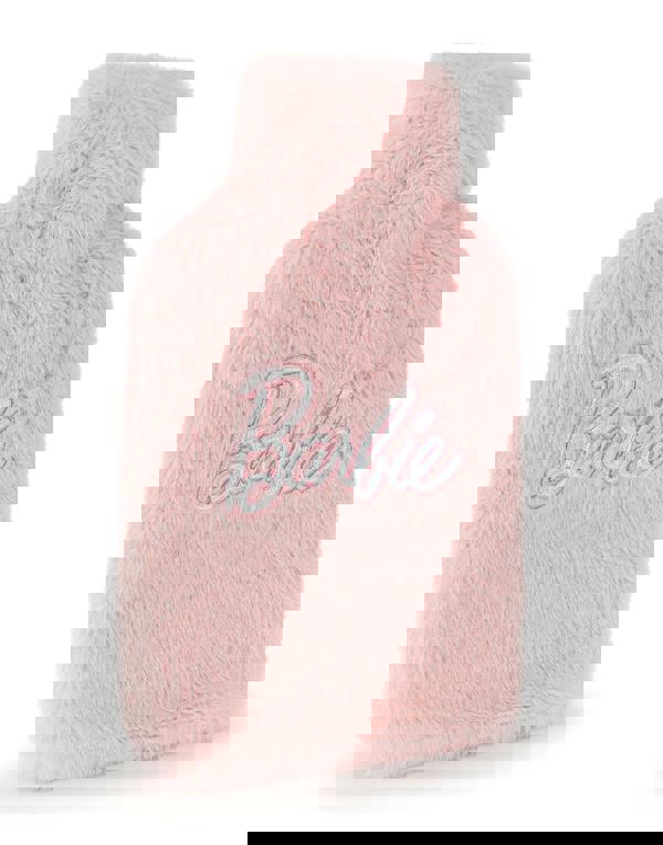 Barbie Womens Pink Applique logo Hot Water Bottle (One Size)