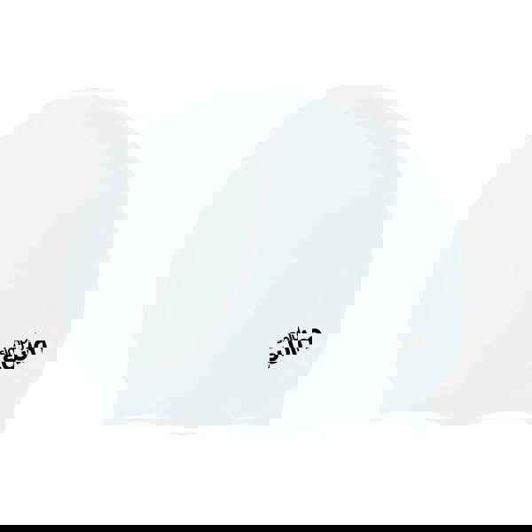 White Simply Swim silicone swim cap in attractive solid colours