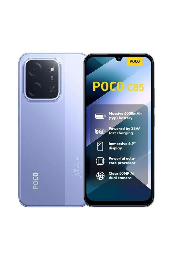 Xiaomi POCO C85 6+128GB Purple 6.9" 120Hz Dual SIM Smartphone