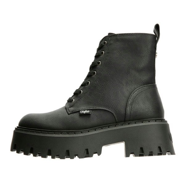 Buffalo Aspen Lace Up Warm Women's Black Boots