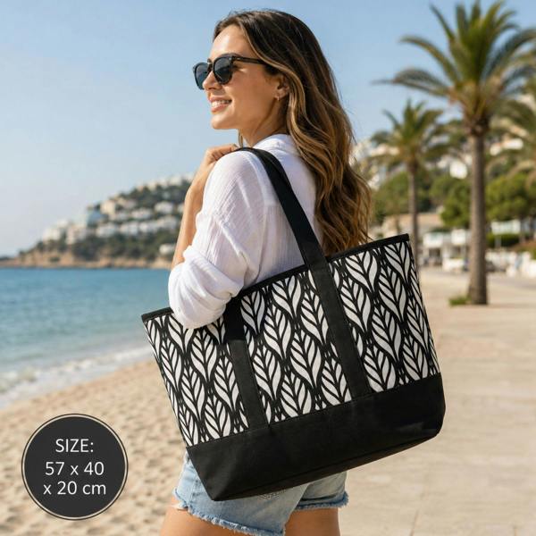 Lorenz XL Beach Bag with Mesh Covering