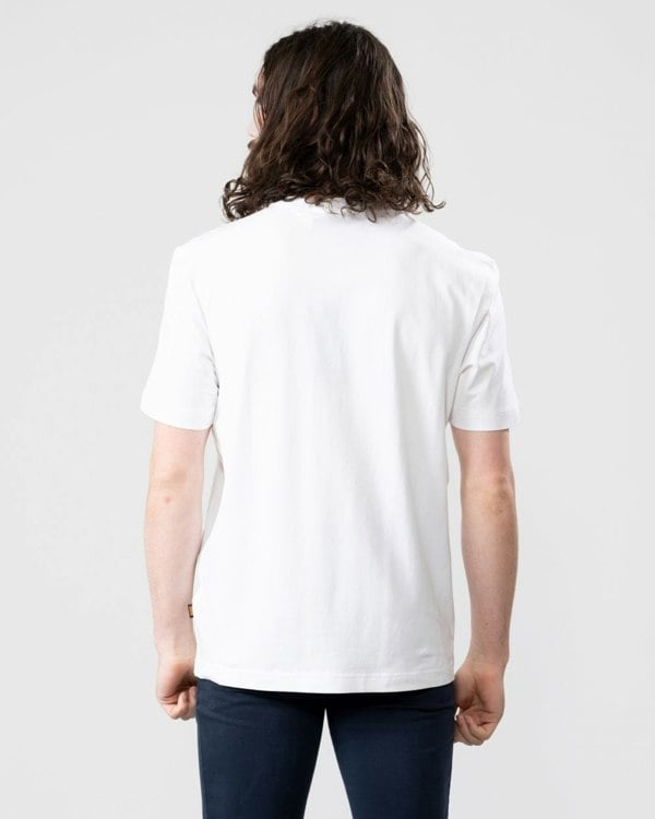 BOSS Orange TChup Mens Crew Neck Small Logo T-Shirt NOS - White 100