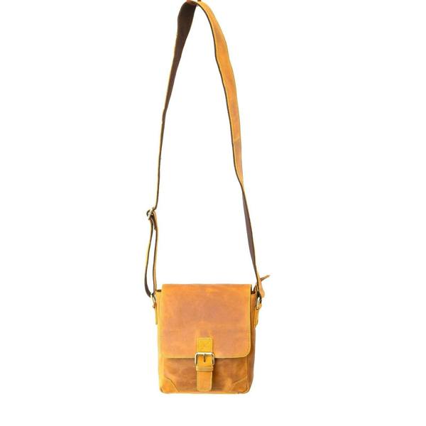 Columbia Buckle Messenger Bag 1803-SAND-11