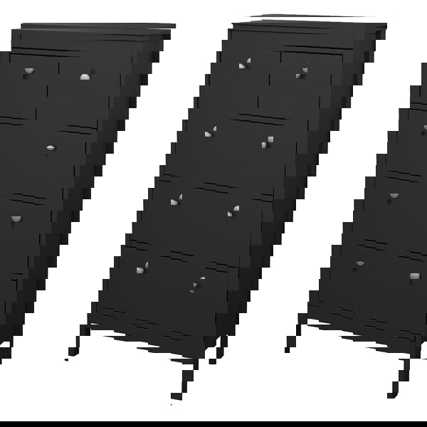 Furniture To Go Madrid Chest 3+2 drawers in Matt Black