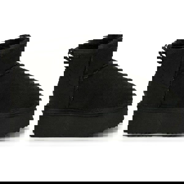 VIVA Women's Faux Fur Lined Platform Boot Slippers Memory Foam Rubber Sole