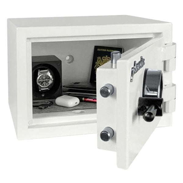 Phoenix Safe Phoenix Fortress SS1451E Security Safe in Scratch-resistant White Paint with VdS Certified Electronic Lock