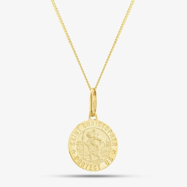 T. H. Baker 9ct Gold St Christopher Medallion 1-61-7719