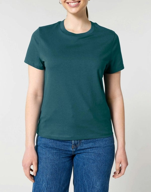 Women's Organic Cotton Medium Fit T-Shirt – Petrol - British Boxers