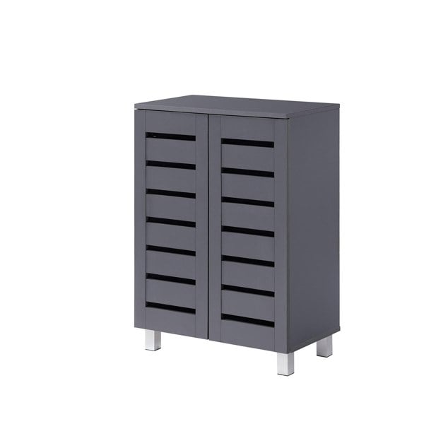 Swish Furniture Euston Modern 2 Door Shoe Storage Cabinet