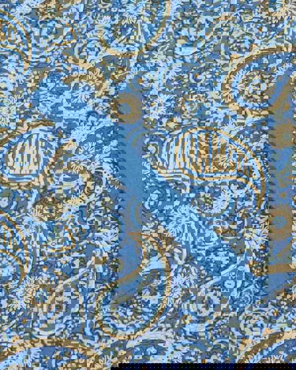 Lambretta Mens All Over Paisley Branded Retro Casual T-Shirt