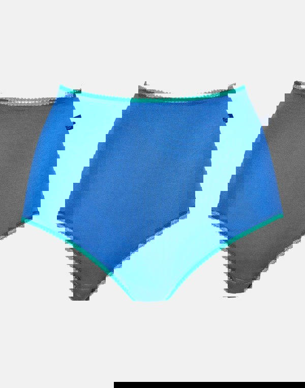 British Boxers Multipack 4 Pairs of Bamboo Full Briefs – Seagreen