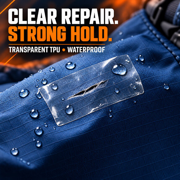 aZengear Strong Clear Tape for Tent Repair | Waterproof, Tenacious