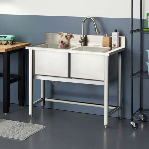 4ft Stainless Steel Kitchen Commercial Sink Kitchen Sinks Living and Home
