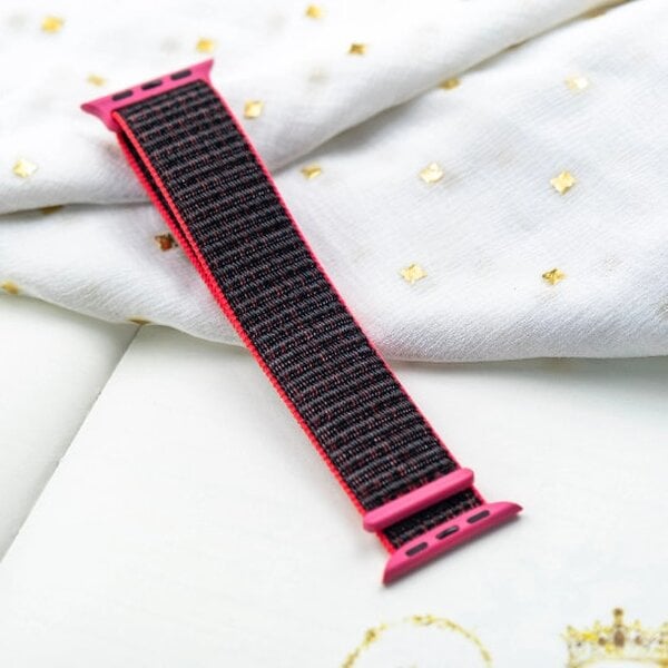 The Colourful Aura Apple Iwatch Watch Colourful Nylon Strap Band For Series 7 6 5 4 3 2 & SE