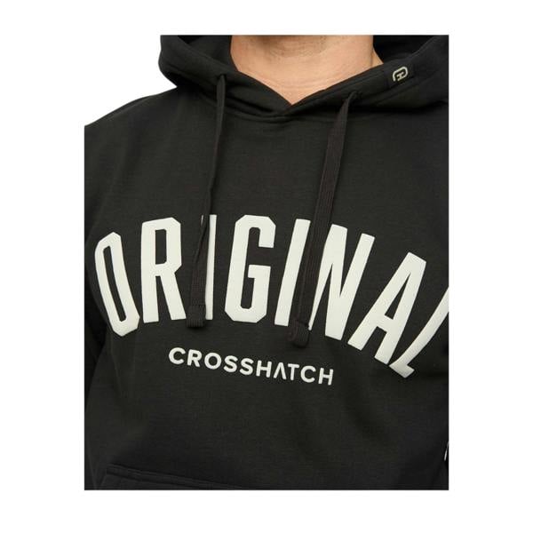 Crosshatch Mens Kensby Hoodie - Black - 