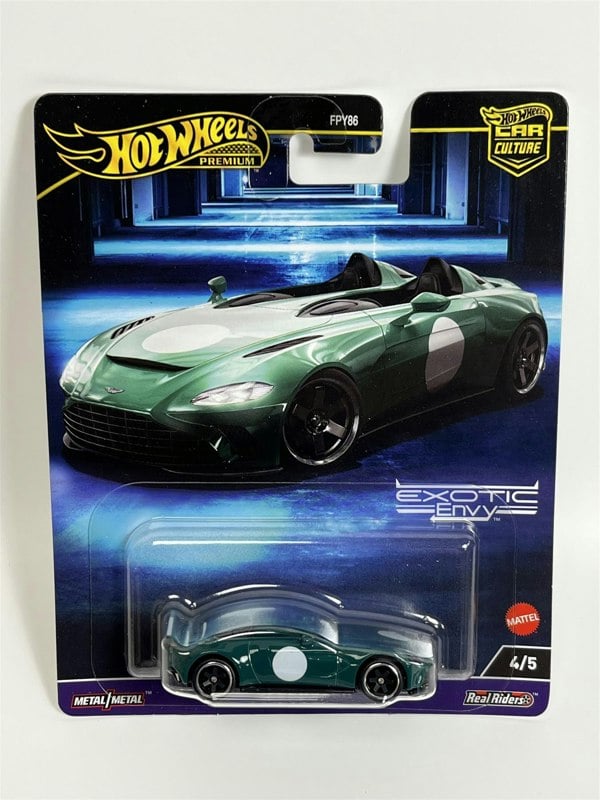 Hot Wheels Aston Martin V12 Speedster Hot Wheels Exotic Envy Real Riders 1:64 HKC78