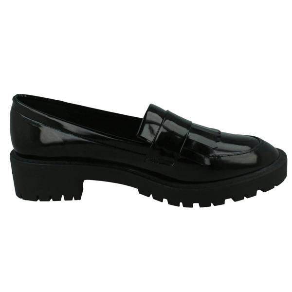 Spot On Ladies Spot On Chunky Sole Loafers F80546