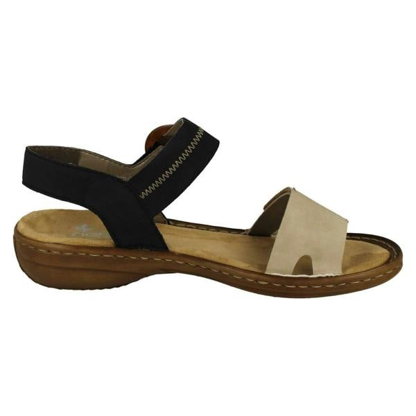 Rieker Ladies Rieker Buckle Detailed Sandals 608Z3