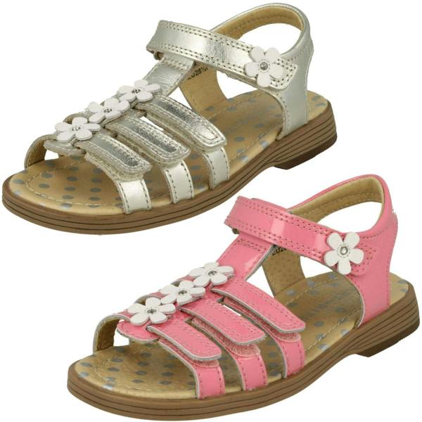 Start-rite Girls Startrite Flower Detailed Sandals Picnic