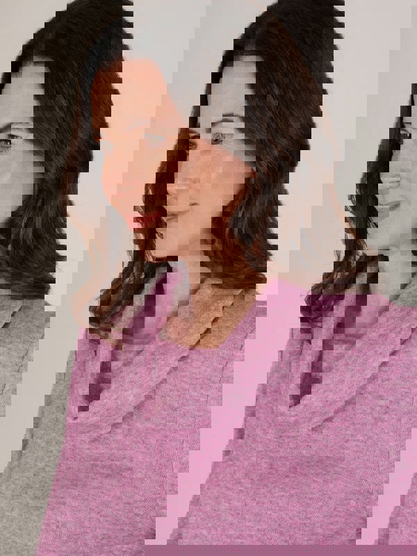 TIGI-Wear Solid Cowl Neck Jumper