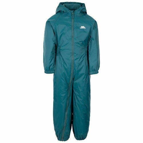 Kids Trespass Dripdrop Padded Waterproof All-In-One Suit
