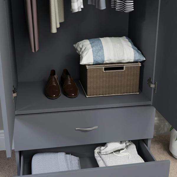 Vida Designs Riano 2 Door 2 Drawer Wardrobe